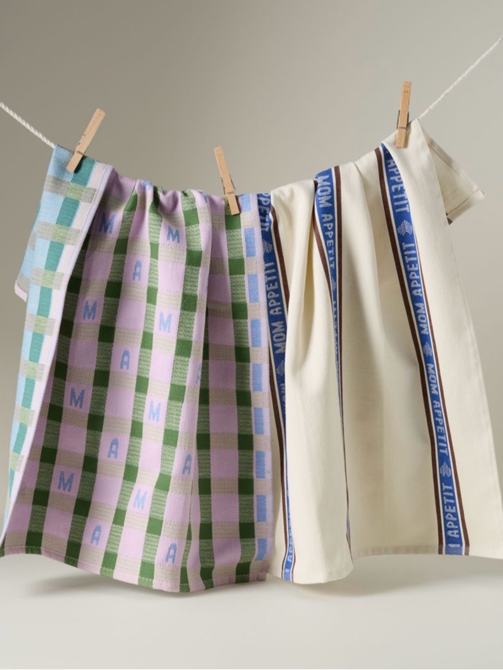 New! NWT Anthropologie Margot Jacquard Dish Towel. Set of two in Multi colors.